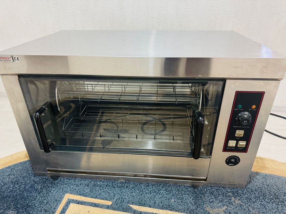 Гриль печ 12 шт тауық пісіретін