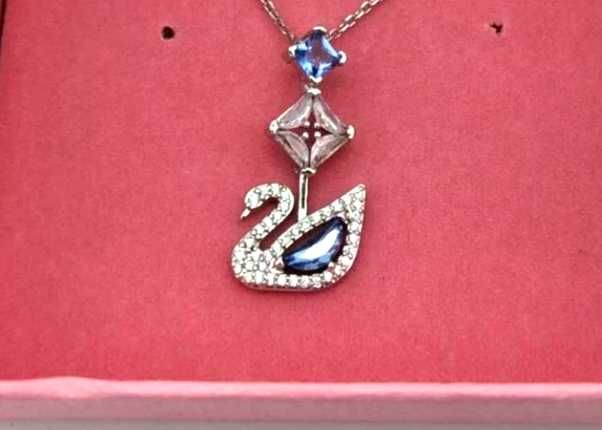 Lănțișor Swarovski Swan / Lebădă - nou, în cutie