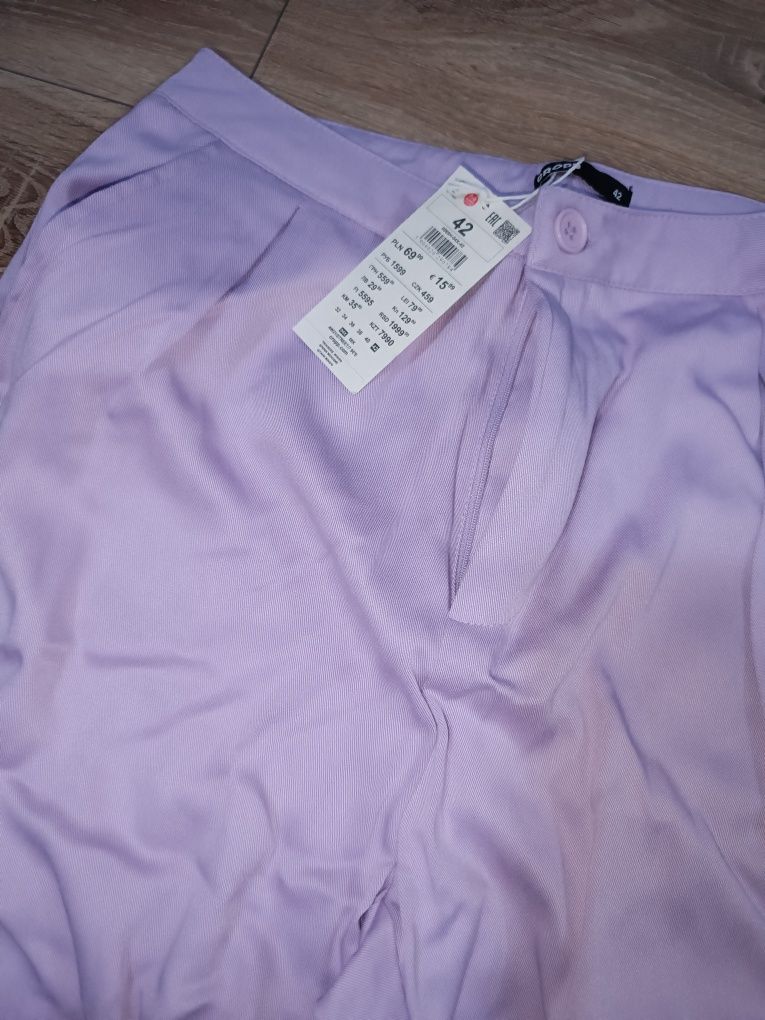 Pantaloni eleganti noi cu eticheta crop mărime 42