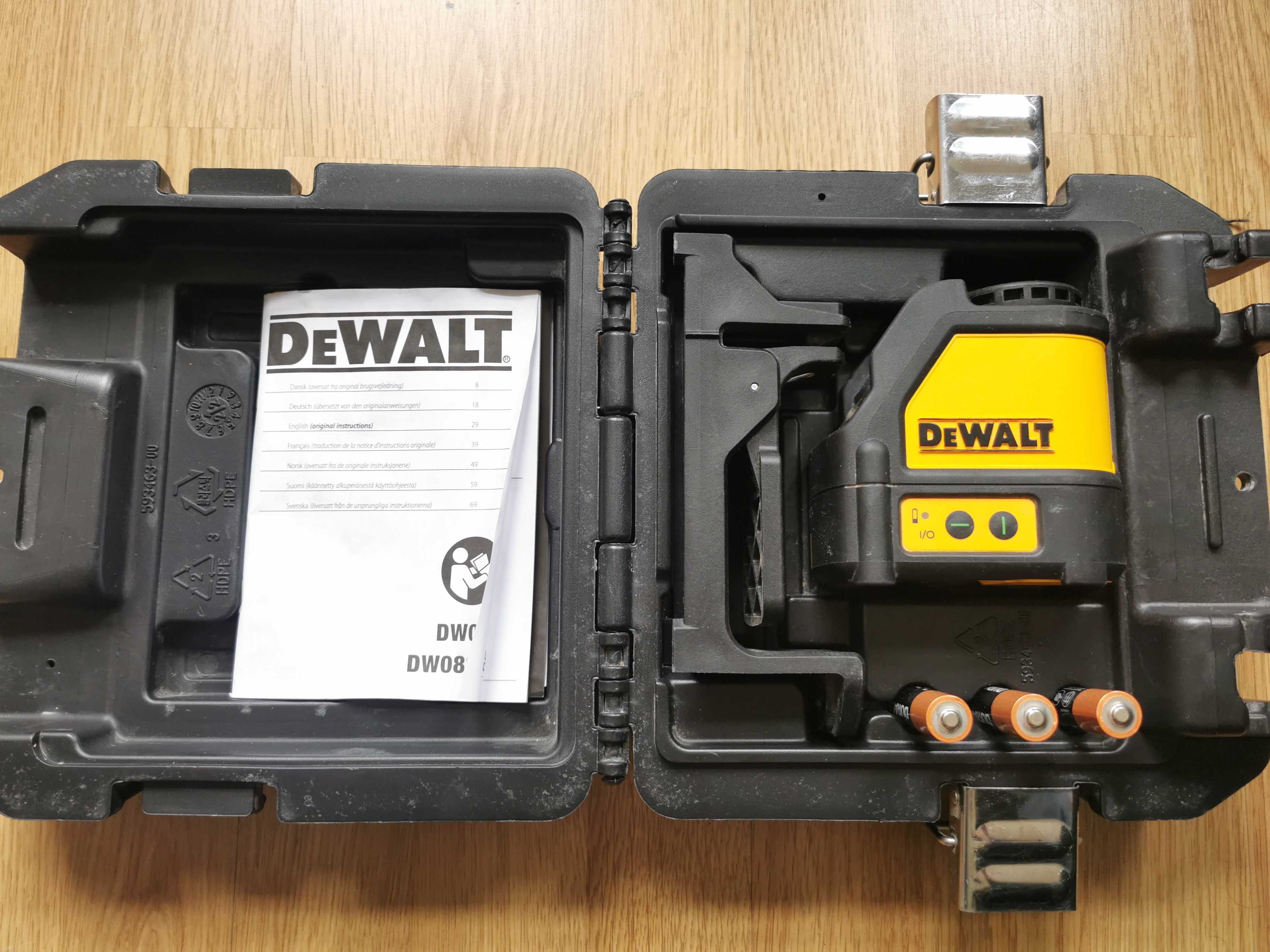 Лазер нивелир зелен dewalt DW088CG