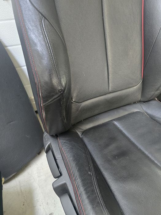 Interior scaune fata sport încălzire piele neagră bmw f32 seria 4