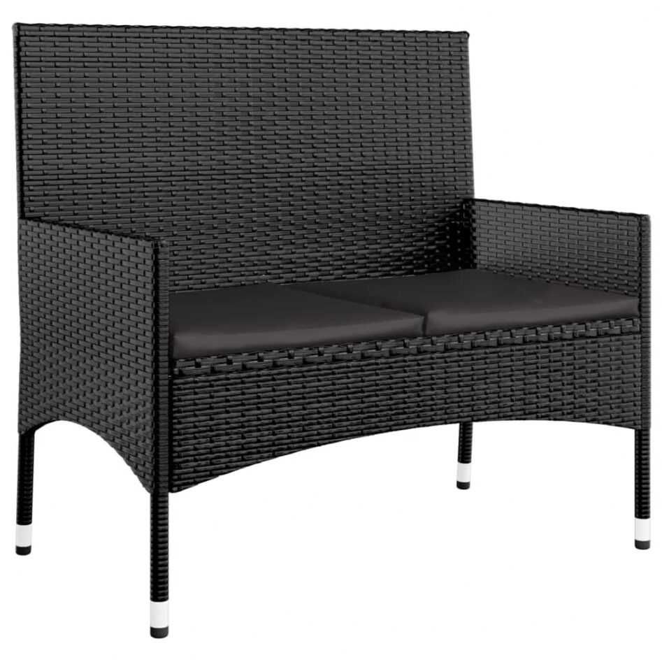 Set mobilier de gradina/terasa 2 fotolii/scaune + 1 canapea si masă