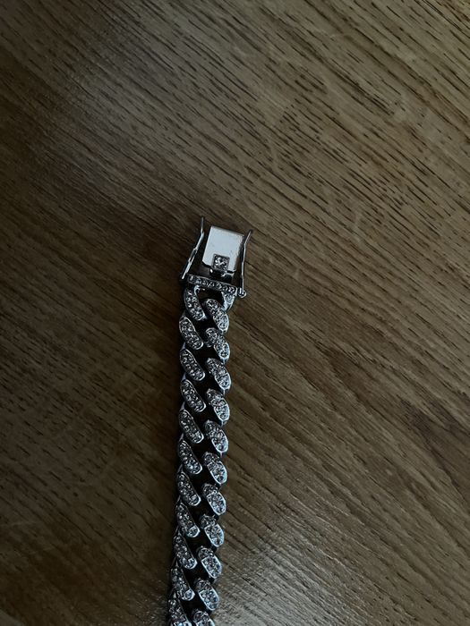 bratara cuban argintie