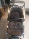 Carucior transformabil 2 in 1 Moni Thira Negru,