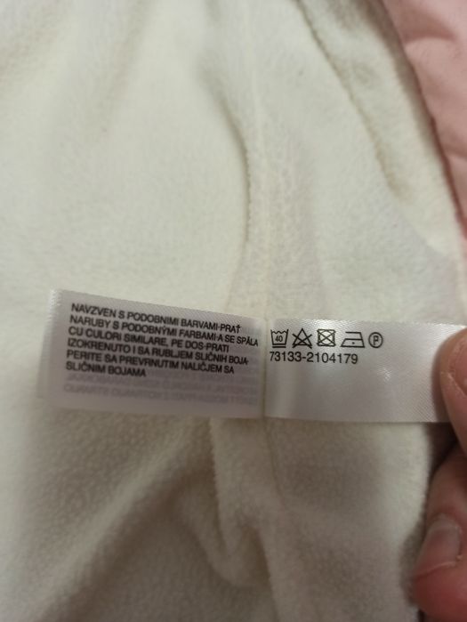 Combinezon de iarnă, Masura 80 C&A, Baby Club 
Roz, cu picioare ș