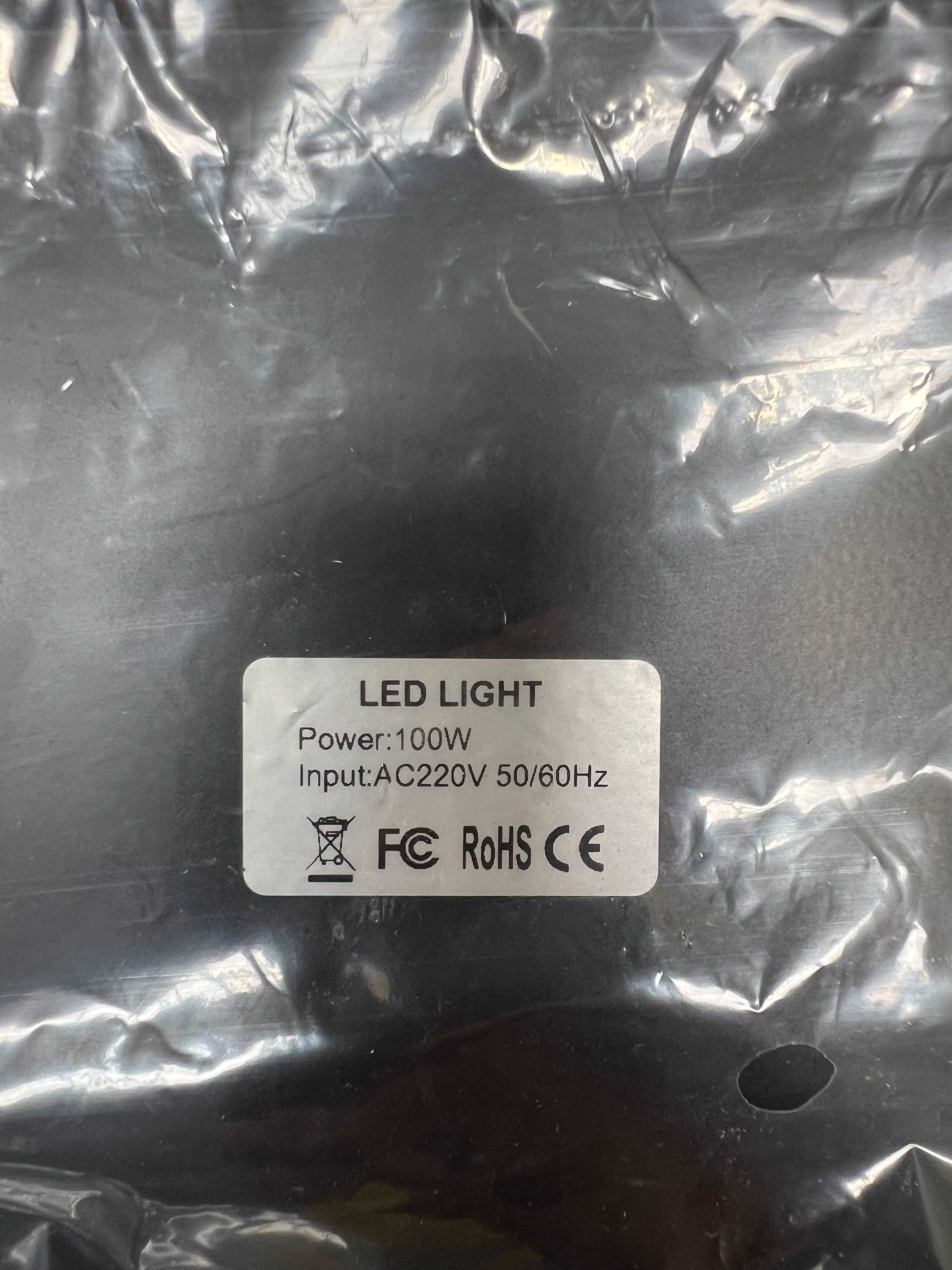 CREATESTAR UV лампи 100W LED, комплект от 2 броя UV прожектори, IP65