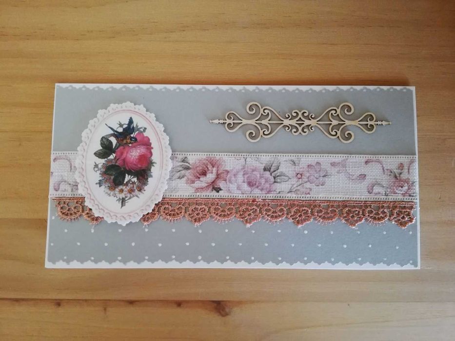 Картички с цветя РЪЧНА изработка