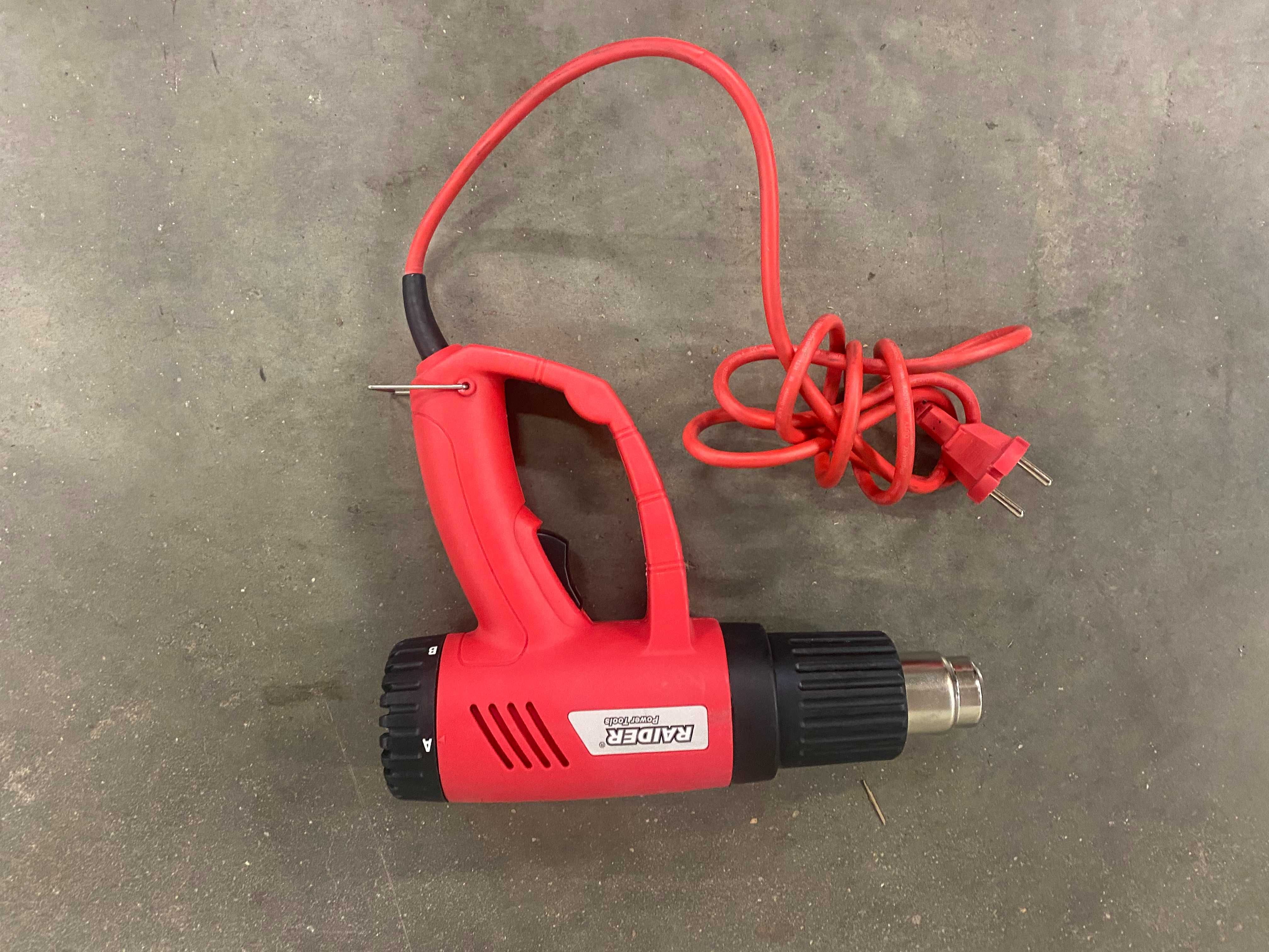 Пистолет за горещ въздух 2000W/Ъглошлайф 125mm 900W/Пистолет за топло
