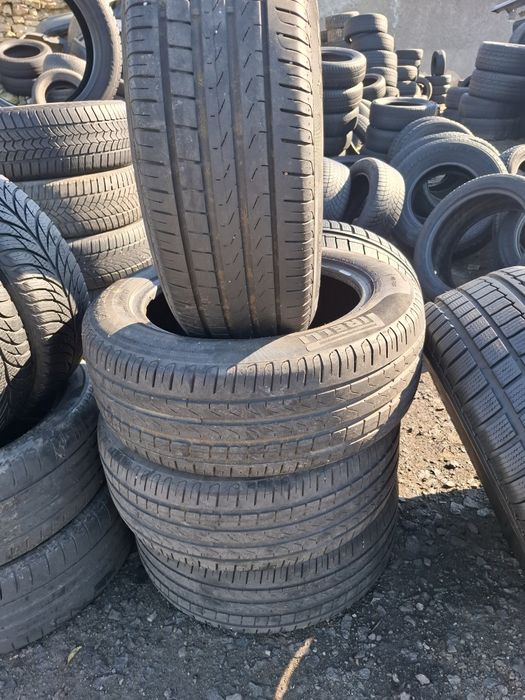 Vand set 4 anvelope 225 55 17 pireli de vara ranflet bune