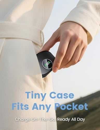 Нов Безжичен мини микрофон USB-C с шумопотискане и кейс 30 часа работа