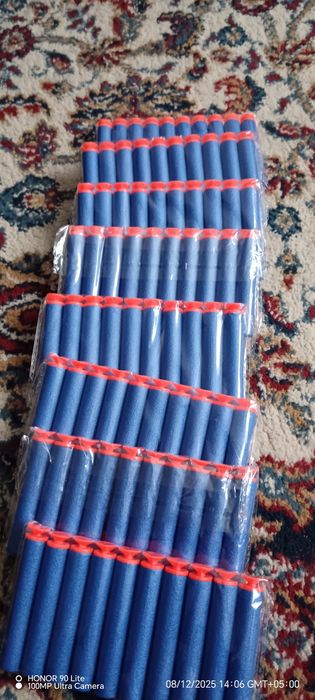 Пульки мягкие  на присосках для игрушки Нерф Нерф