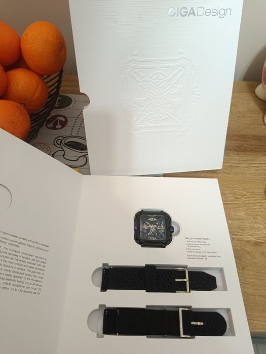 Ceas CIGA Design X Series Black & Purple Skeleton Automatic