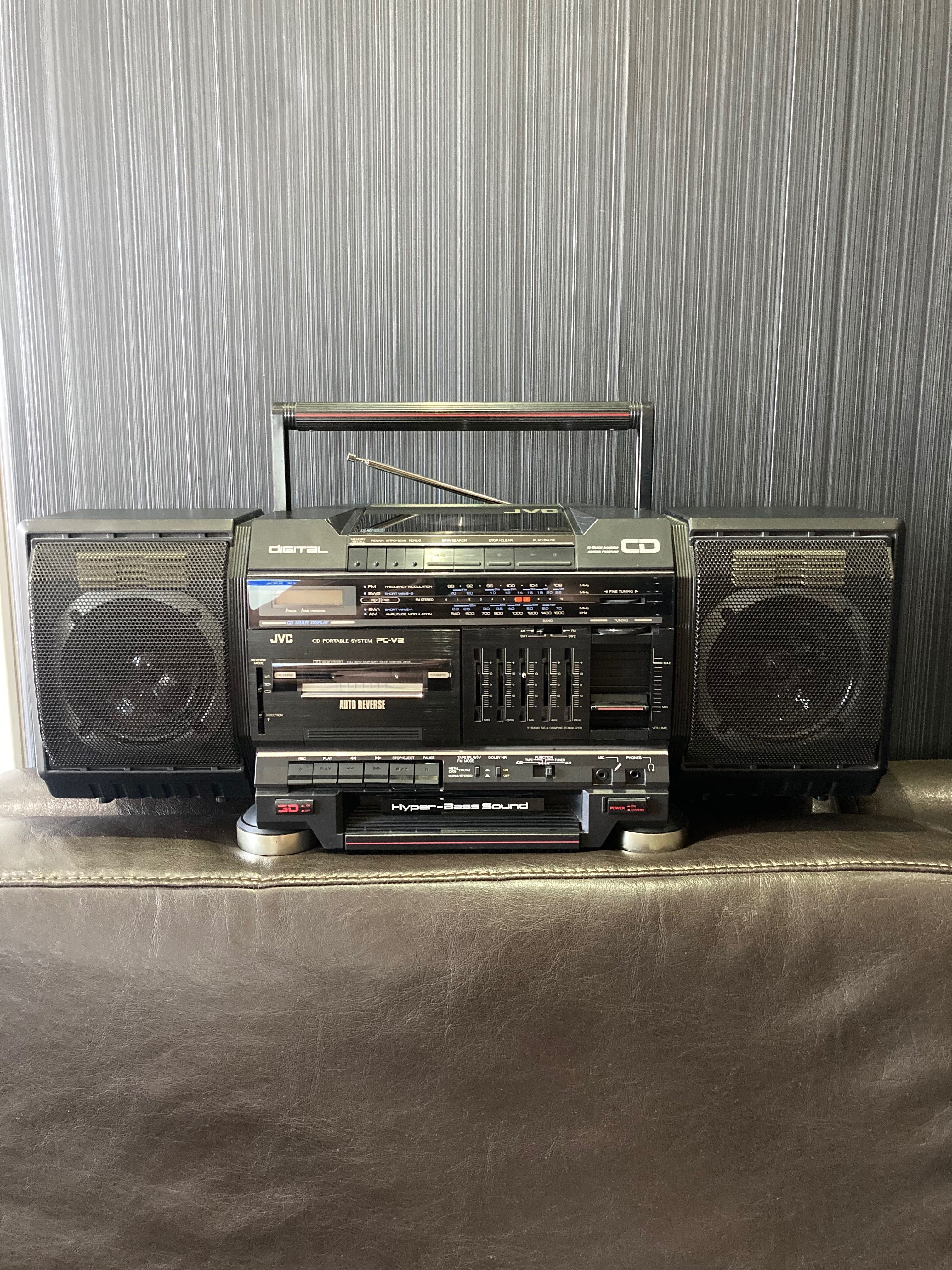 JVC-PCV2 Vintage 1988 Boom Box