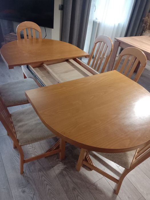 Трапезна маса плюс 6 стола