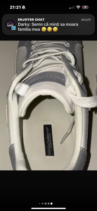 Dolce Gabbana Portofino 43 marime  white-grey