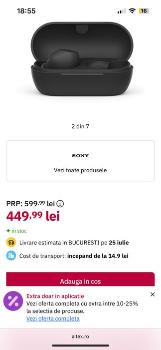 Casti SONY WF-C710NB
