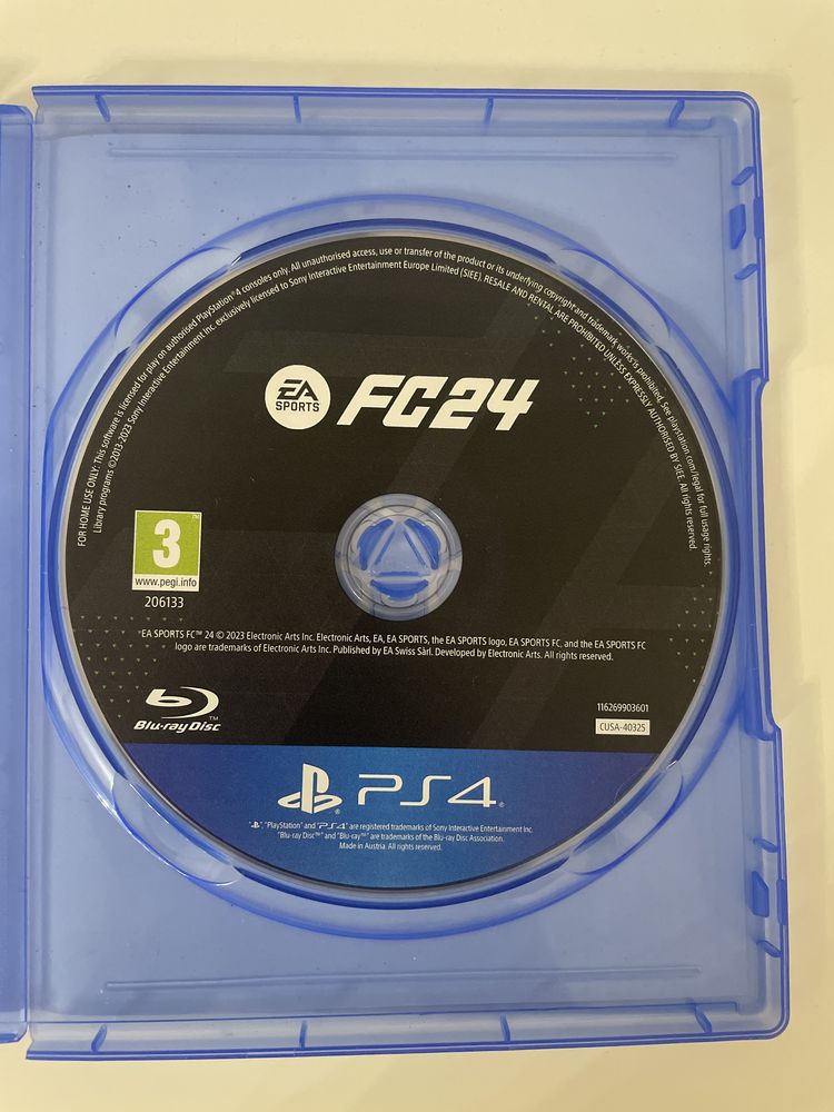 Диск FIFA 24 PS4