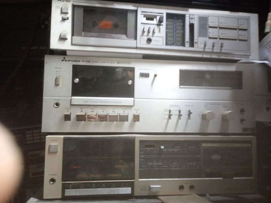 Casetofon deck sony.jvc.fisher.mitsubishi onkyo
