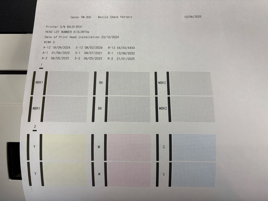 Plotter A0 color Canon TM300 cerneala pigment