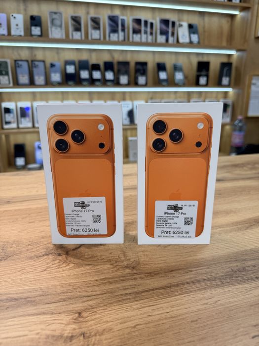 iPhone 17 Pro Cosmic Orange 256Gb - Nou - Sigilat - Garantie 24 luni