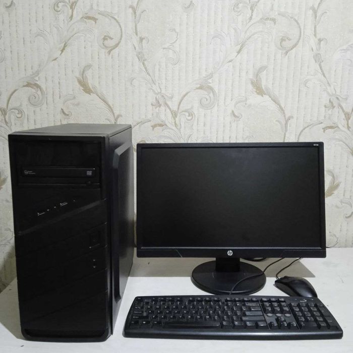 Компьютер игровой core i5-7400/NVME 256Gb/HDD 500Gb/GTX 1060 6Gb