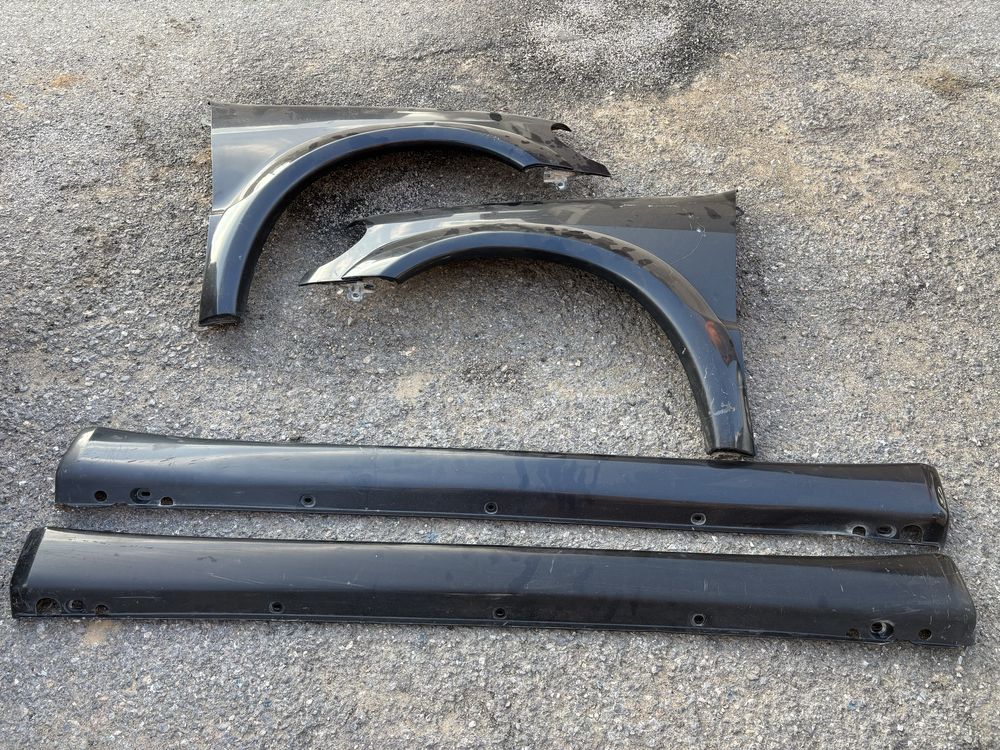 AMG калници с раздувки и прагове за ML W163