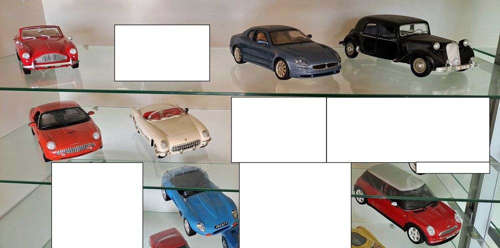 Колички метални модели в размер 1/18 и 1/24