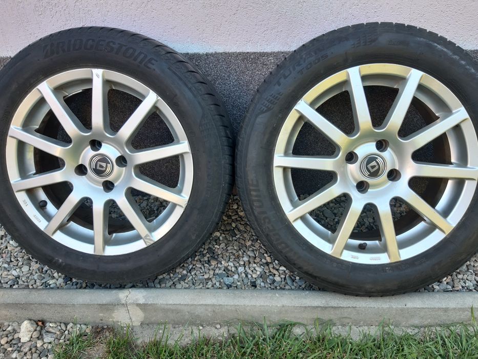 Jante  dacia renault pe 16 cu anvelope vara