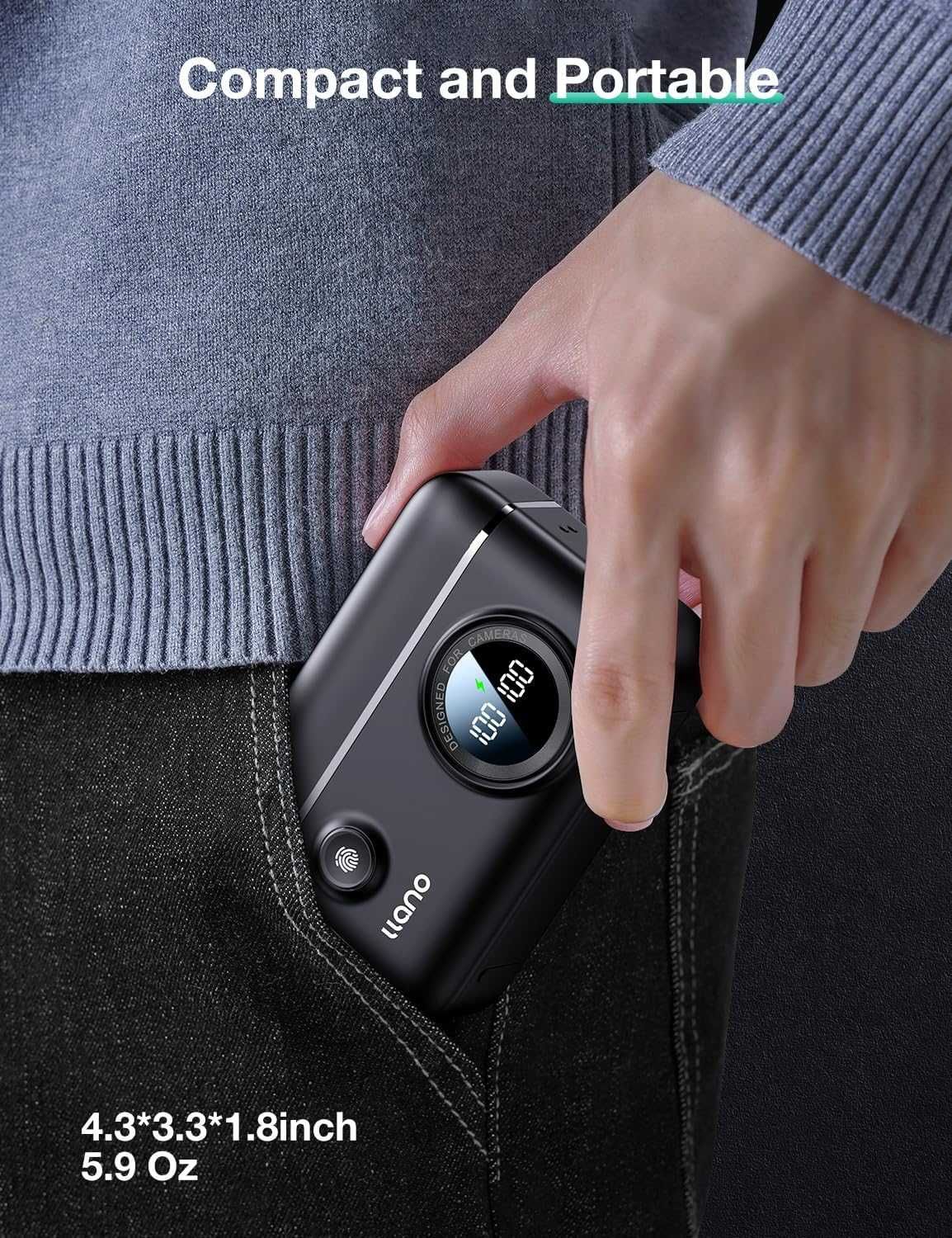 llano 2 броя батерии LP-E10 и 18 W бързо зарядно устройство Canon EOS