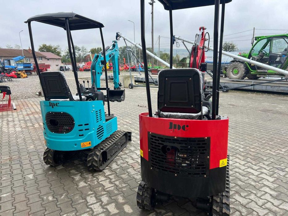 Mini excavator JPC  - 12 Hp , 1 Tona  (Nou 2025) + Video