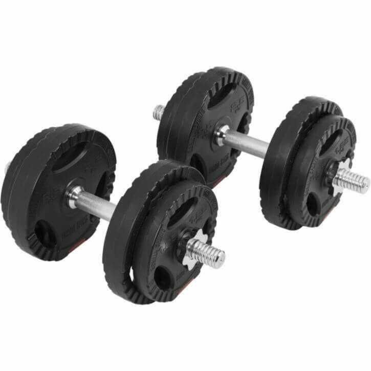 Set bara piept + discuri grip 60kg