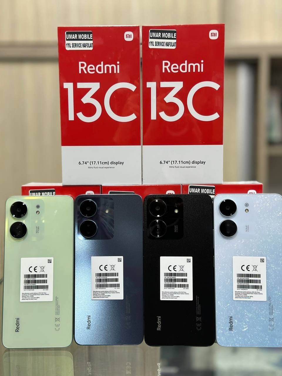 Xiaomi Redmi 13C Global New 2024, UZIMEI | Garantiya | Dastafka