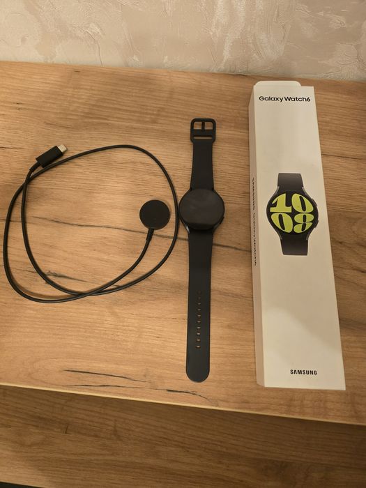 Продам смарт часы Samsung Galaxy Whatch 6 47мм, графитовый черный