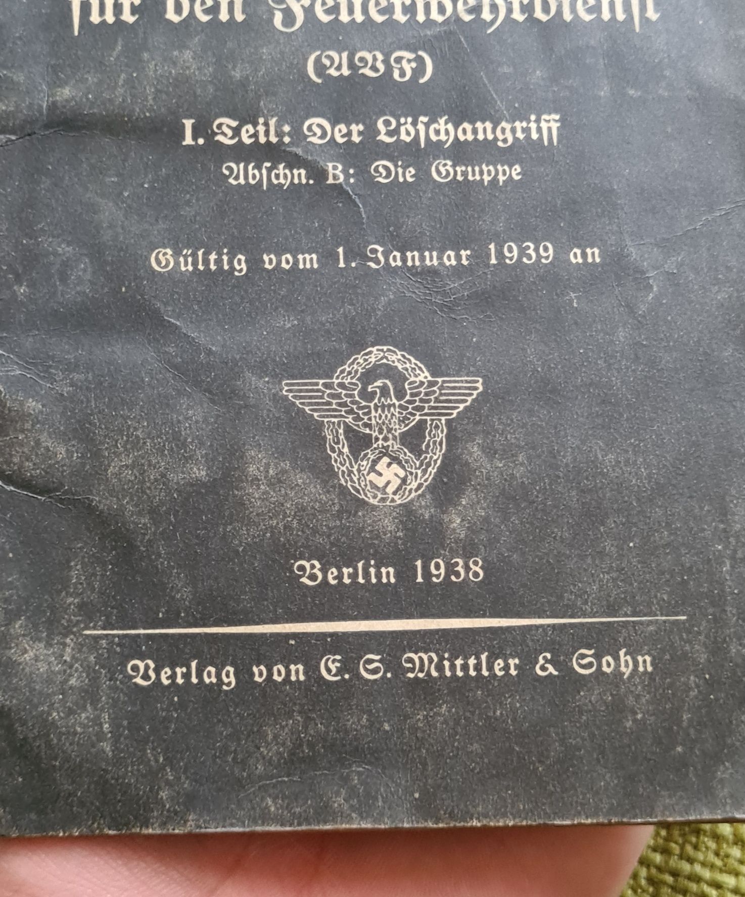 Carte Pompieri Nazista WW2 Germania Al Doilea Razboi Mondial Nazi SS