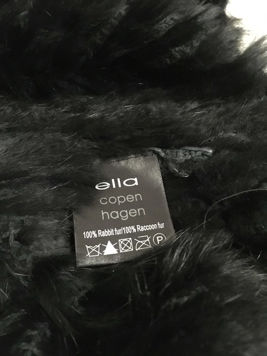 ELLA Copenhagen елек с естествен косъм заек и лисица S/M