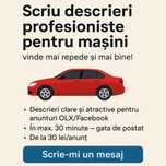 Scriu descrieri profesioniste pentru masini - vinde mai repede.