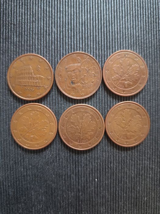 Стари монети Евро и евро центове