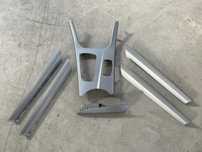 set trimuri interioare textura aluminiu Bmw X3 F25/X4 cutie automata