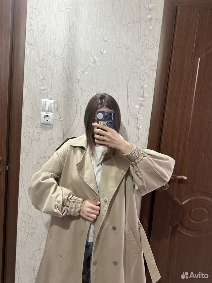 Плащ тренч ZARA, размер M