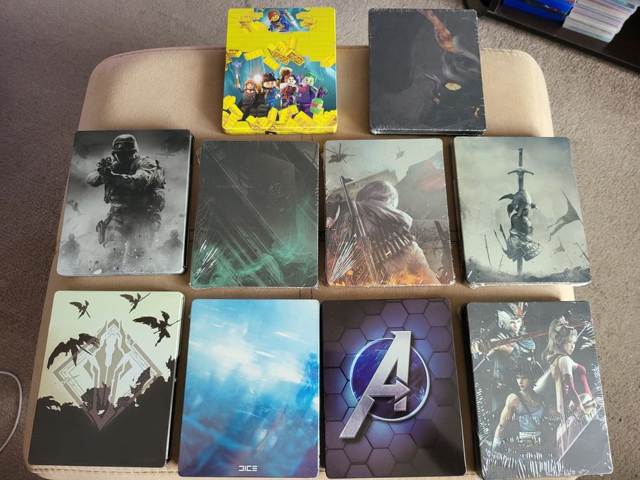 10 метални кутии комплект (steelbook)