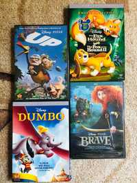 Dvd desene animate Dumbo, Up, Brave, The Fox and the Hound