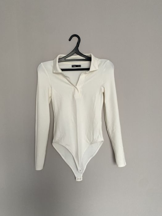 Лонгслив-боди цаета слоновая кость