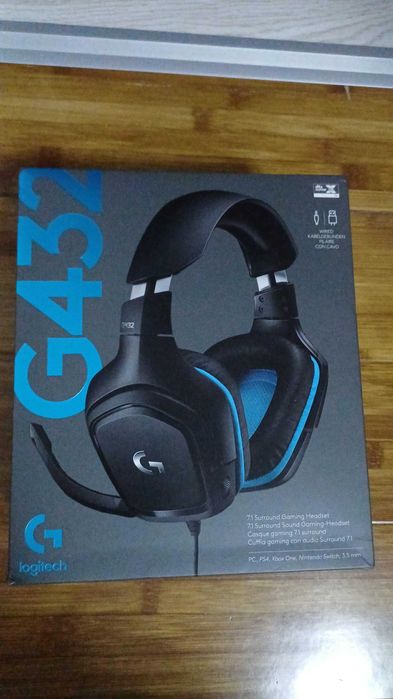 Casti gaming Logitech G432, surround 7.1