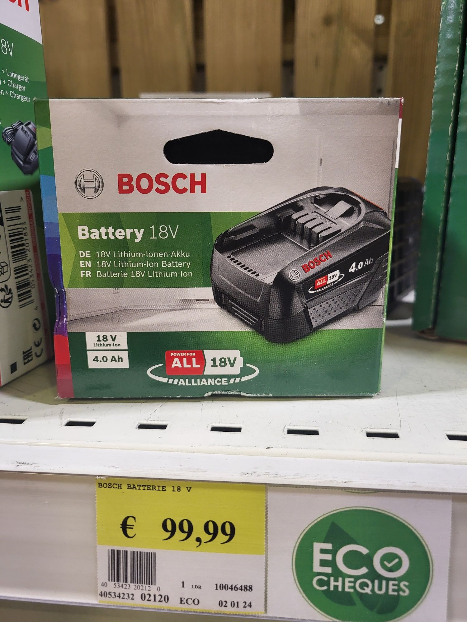 Baterie Bosch 18V 4.0 Ah