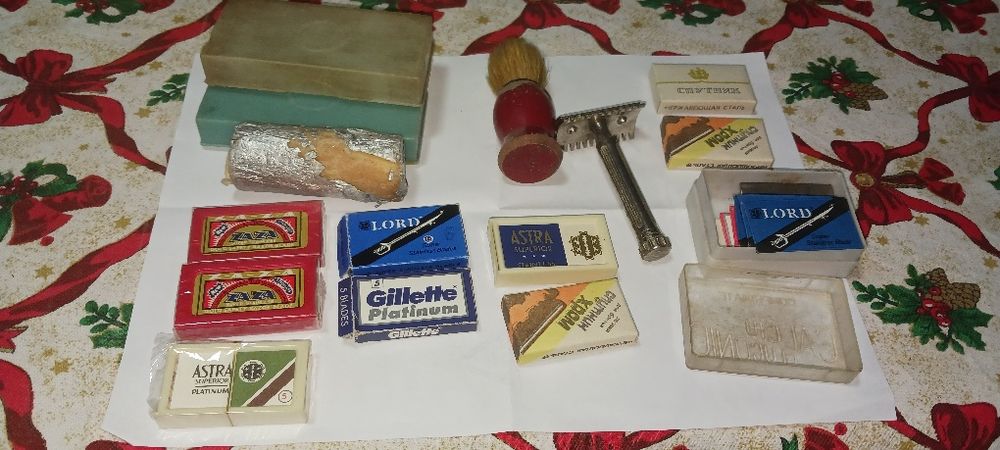 Set aparat de ras vintage