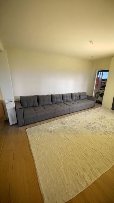 Прямой диван 4 метра — с подушками, ящиками и механизмом | диван новый