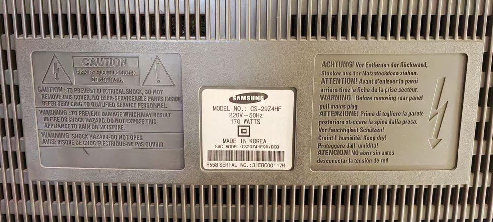 Телевизор Samsung 29 инча, модел CS29Z4HF