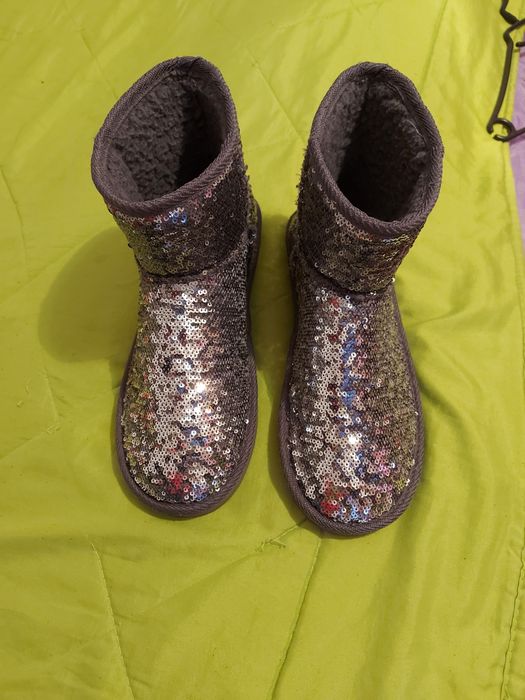 Ghete damă argintiu mărimea 38