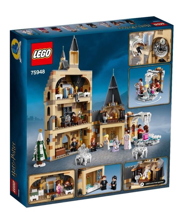 LEGO Часовая башня Хогвартса 75948, деталей 922 шт