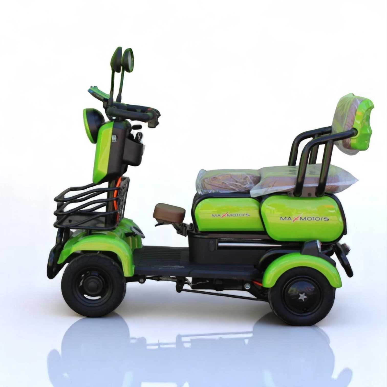 Електрическа триместна четириколка MaxMotors Х4 1500W - Lime Green